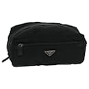PRADA Clutch Bag Nylon Black Auth bs13151 - Prada