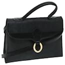 Christian Dior Trotter Canvas Hand Bag 2way Black Auth 69558