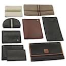 BALLY Wallet Leather 8Set Black Beige Red Auth bs12972 - Bally