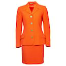Gianni Versace Couture, Blazer et jupe orange - Autre Marque