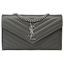 YVES SAINT LAURENT Bag in Gray Leather - 101812 - Yves Saint Laurent