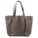 Celine Small Cabas Phantom Leather Tote Bag in Grey - Céline