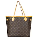 Louis Vuitton Canvas Monogram Neverfull MM Shopper Bag