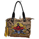 Vivienne Westwood Ethical Africa Brown Canvas Tote Bag