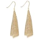 TIFFANY & CO. Elsa Peretti Mesh Scarf Earrings Small Model  (Yellow gold) - Tiffany & Co