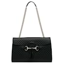 Gucci Black Medium Microguccissima Emily Shoulder Bag