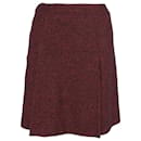 A.P.C. Knee Length Skirt in Red Wool - Apc
