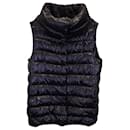 Herno Quilted Puffer Vest in Black Polyamide
