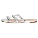 Silver Rockstud sandals - size EU 37 - Valentino