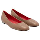 Sandálias de couro com bico redondo - Hermès
