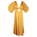 MARA HOFFMAN Leila Mustard Flattering Dress - Autre Marque