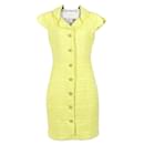 8K CC Jewel Gripoix Buttons Tweed Dress - Chanel
