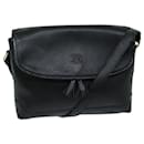 Burberrys Shoulder Bag Leather Black Auth ep3768 - Autre Marque