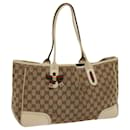 GUCCI GG Canvas Web Sherry Line Tote Bag Beige Rouge Vert 163805 Authentification1578 - Gucci