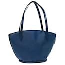 LOUIS VUITTON Epi Saint Jacques Shopping Shoulder Bag Blue M52275 Auth tb1063 - Louis Vuitton