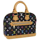 LOUIS VUITTON Monogram Multicolor Alma Hand Bag Black M92646 LV Auth 69388 - Louis Vuitton