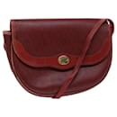 Christian Dior Honeycomb Canvas Shoulder Bag PVC Red Auth ep3831