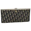 Christian Dior Trotter Canvas Clutch Bag Navy Auth 69251