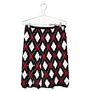 Jean Paul Gaultier Argyle Wool Knit Skirt
