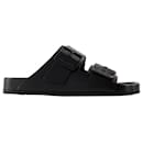 Sunday Sandals - Balenciaga - Leather - Black