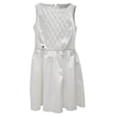 CHRISTIAN DIOR SS17 Fencing Diamond Stitch Bee Embroidery Dress - Christian Dior