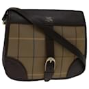 Burberrys Nova Check Shoulder Bag Canvas Beige Auth 69685 - Autre Marque