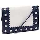 GIVENCHY Bolsa de ombro em couro azul marinho Auth bs12857 - Givenchy