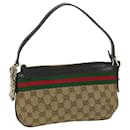 Borsa a tracolla GUCCI in tela GG WebSherry Line Beige Rosso Verde 145970 auth 69258 - Gucci
