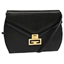 GIVENCHY Shoulder Bag Leather Black Auth bs12854 - Givenchy