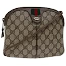 GUCCI GG Supreme Web Sherry Line Shoulder Bag PVC Beige 904 02 047 Auth yk11316 - Gucci