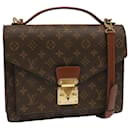 Louis Vuitton Monogram Monceau 28 Hand Bag 2way M51185 LV Auth 69275