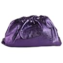 Purple metallic Pouch bag - Bottega Veneta