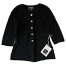 New Paris / Greece Black Tweed Jacket - Chanel