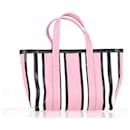Balenciaga Medium East-West Shopper Bag in Pink Leather