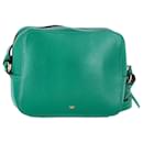 Anya Hindmarch Wink Crossbody Bag in Green Tumbled Leather
