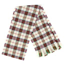 Burberry Check Scarf in Multicolor Wool