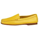 Yellow flat loafers - size EU 39.5 - Tod's