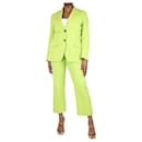 Bright green two-piece suit set - size UK 10 - Msgm