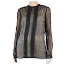 Black sleeveless silk top - size UK 10 - Prada