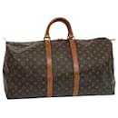 Louis Vuitton-Monogramm Keepall 55 Boston Bag M.41424 LV Auth 68767
