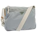 PRADA Shoulder Bag Nylon Light Blue Auth 69346 - Prada