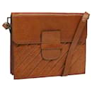 SAINT LAURENT Shoulder Bag Leather Brown Auth bs12837 - Saint Laurent