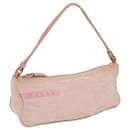 PRADA Accessoire-Tasche Canvas Pink Auth 68983 - Prada