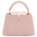 Capucines Taurillon Leather Bag No Strap Pink - Louis Vuitton