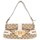 Gucci GG Monogram Horsebit Shoulder Bag