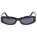 Óculos de sol retangulares pretos - Chanel