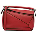 Bolso satchel mini rompecabezas rojo Loewe