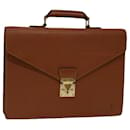 LOUIS VUITTON Epi Serviette Conseiller Briefcase Zipangu Gold M54428 Auth th4741 - Louis Vuitton