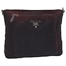 PRADA Shoulder Bag Nylon Purple Auth bs12835 - Prada
