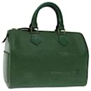 Louis Vuitton Epi Speedy 25 Hand Bag Borneo Green M43014 LV Auth 69017